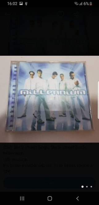 Cd Millenium Backstreet boys