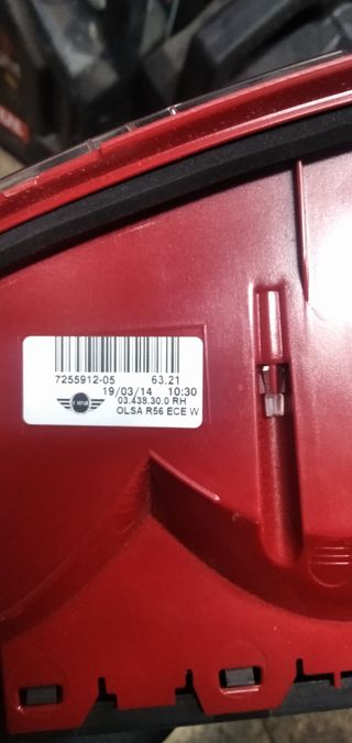 Pilotó traser  mini Cooper r56