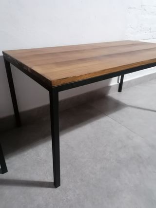 Mesa baja estilo industrial nueva y hecha a medida