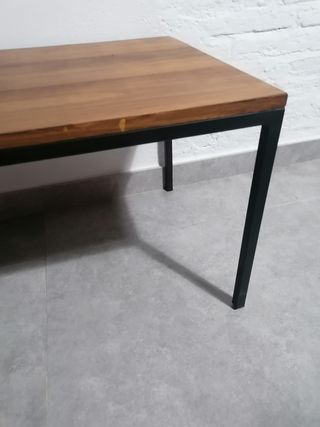 Mesa baja estilo industrial nueva y hecha a medida