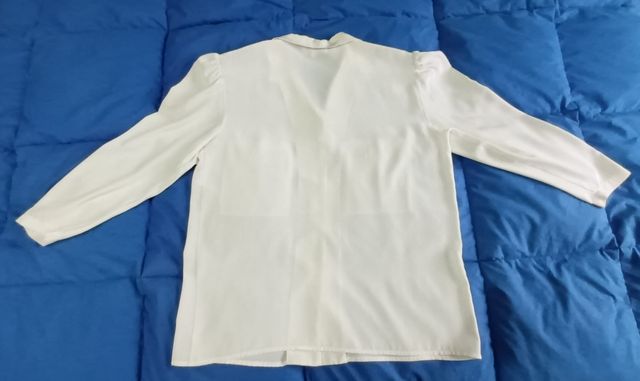 Camicia donna in raso e macramé 