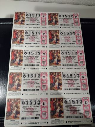 Billetes de lotería, antiguos