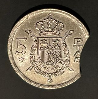 5 Pesetas 1975 *79 Segmetada