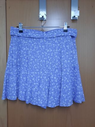 Falda pantalón lila Zara nueva 