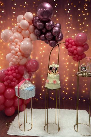 Tarta de pañales baby shower  Bouquet/arco globos