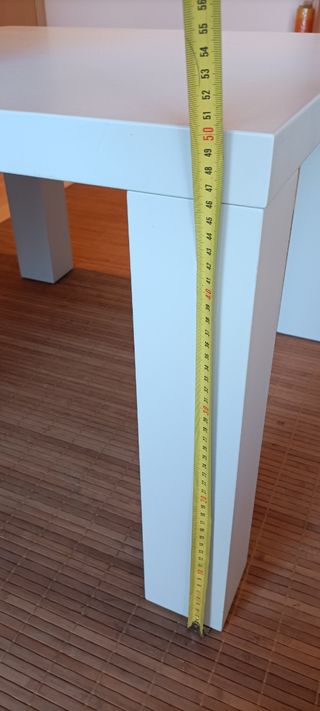 Mesa auxiliar robusta blanco