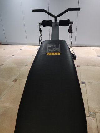 Banco de ejercicios y musculación deslizante