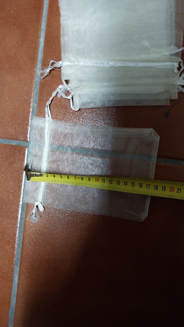 Bolsa organza 9 unidades 