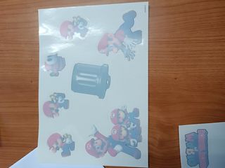 MARIO VS DONKEY KONG - PEGATINAS EXCLUSIVAS.