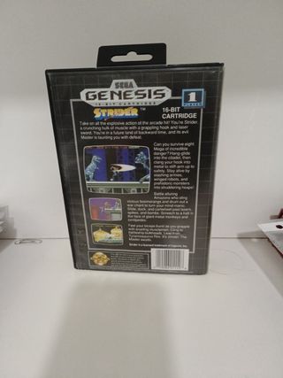Strider Sega Génesis NTSC Sin Manual