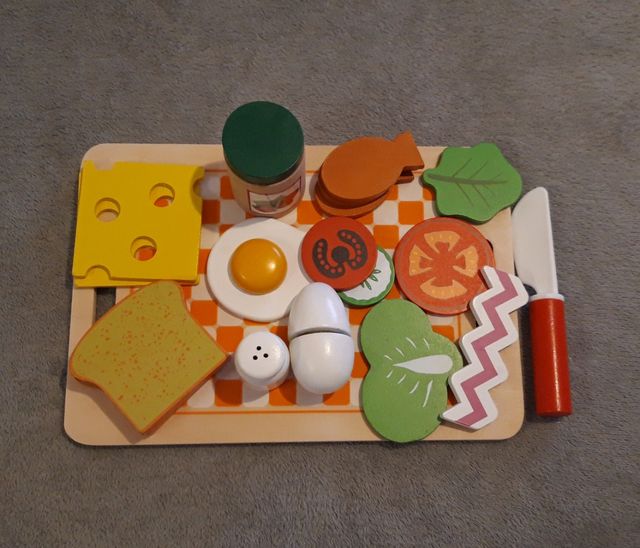 Set di pasti in legno