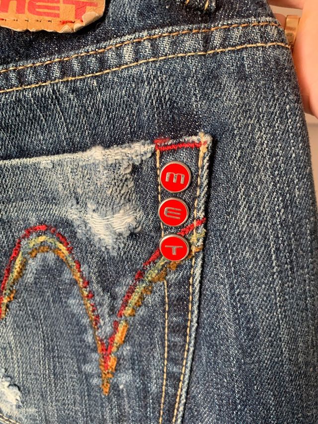 jeans vintage a vita bassa Laundry/project met