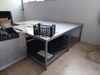 mesa de acero inox