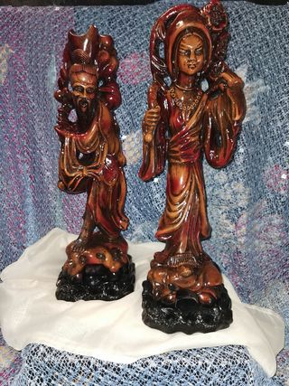 estatuas chinas vintage
