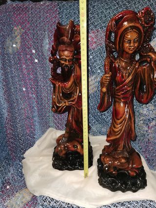 estatuas chinas vintage