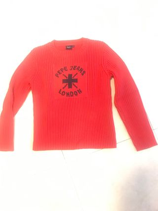 Jersey punto rojo Pepe Jeans