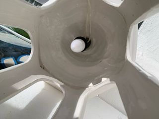 lampara doble de ceramica