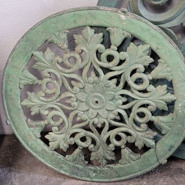 ✅Mesas de aluminio fundido