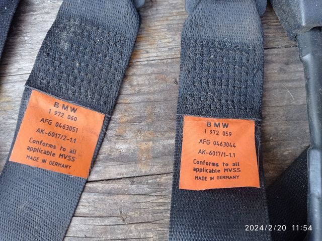 Cinture di sicurezza BMW