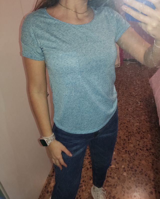 Camiseta azul