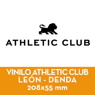 Vinilo Athletic Club León Denda 208x55 mm