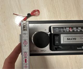 Radio Cassette Marca Sanyo Vintage