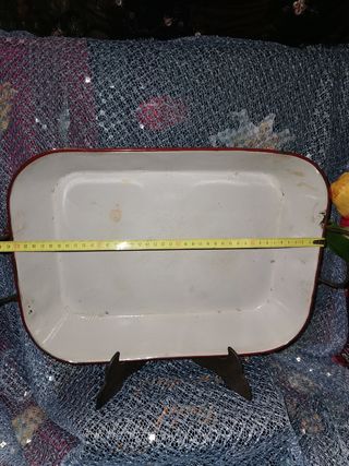 bandeja de horno hierro esmaltado