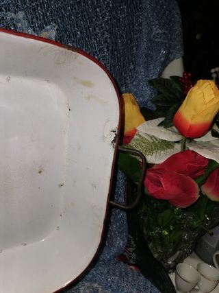 bandeja de horno hierro esmaltado