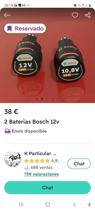 OFERTA!! BATERÍA BOSCH