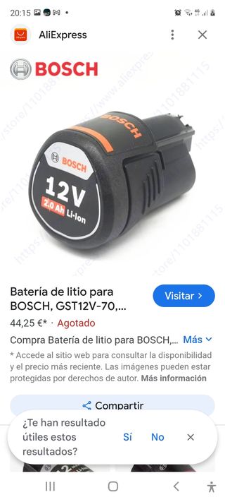 OFERTA!! BATERÍA BOSCH