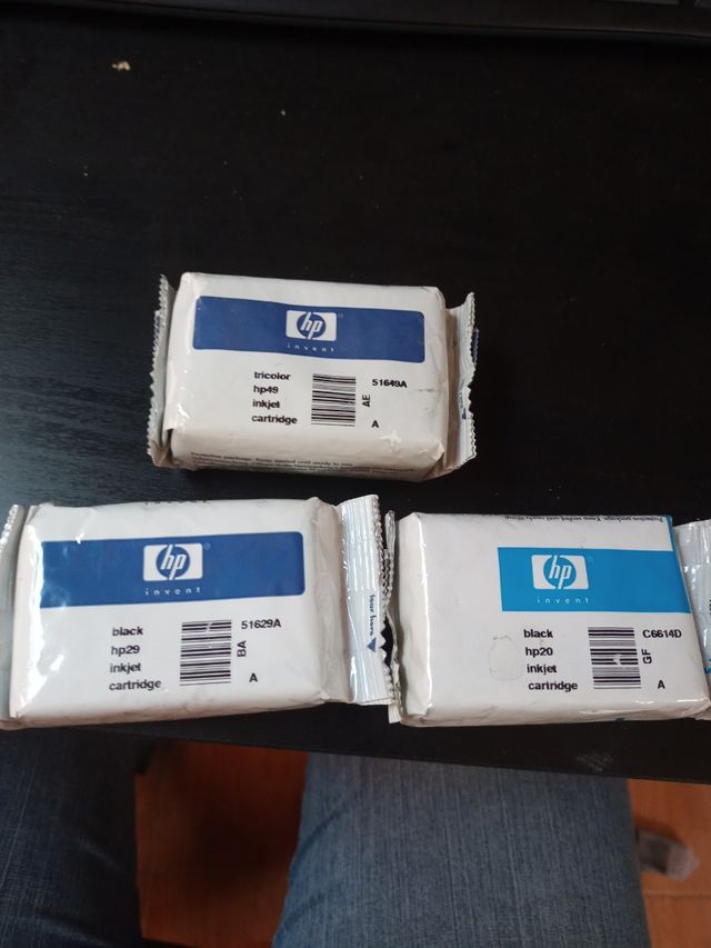 Cartuchos HP 29 y 49