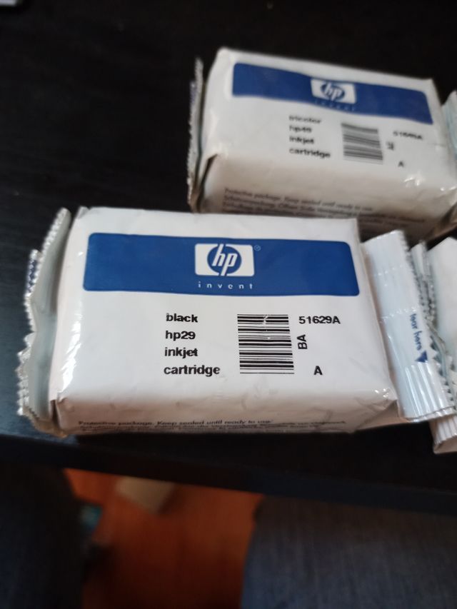 Cartuchos HP 29 y 49