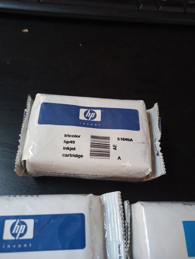 Cartuchos HP 29 y 49