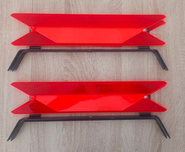 2 TRIÁNGULOS REFLECTANTES COCHE