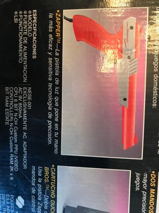 Consola NINTENDO NES action set 1985