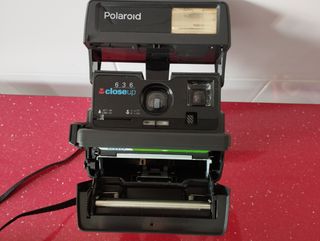 Cámara de fotos Polaroid 636 closeup