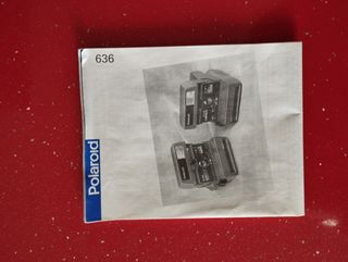 Cámara de fotos Polaroid 636 closeup