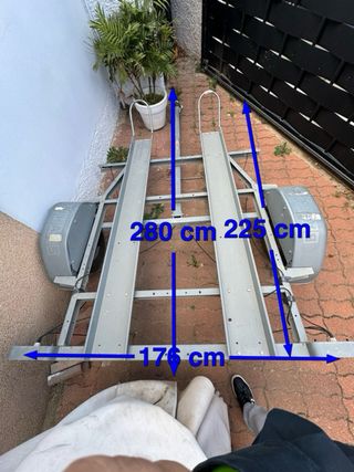 REMOLQUE 2 motos BASCULANTE