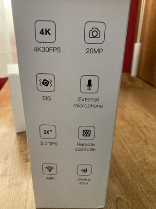 Camara de video 4K de accion