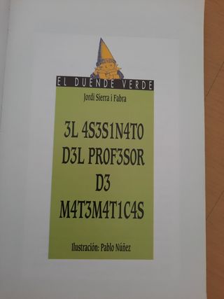 El asesinato del profesor de matemáticas