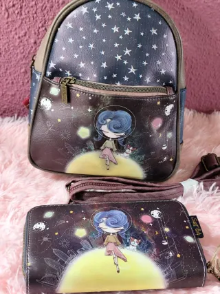 BOLSO MOCHILA Y CARTERA SWEET CANDY