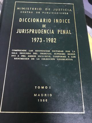 Diccionario Indice de Jurisprudencia Penal