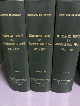 Diccionario Indice de Jurisprudencia Penal