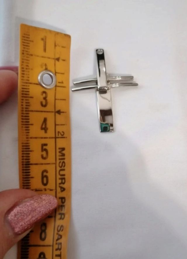 Croce stilizzata Rosso Amante 