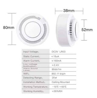 OFERTA 2X1 Detector de  humo inteligente WIFI