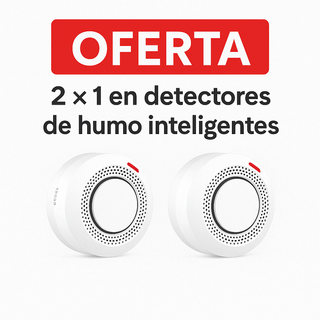 OFERTA 2X1 Detector de  humo inteligente WIFI