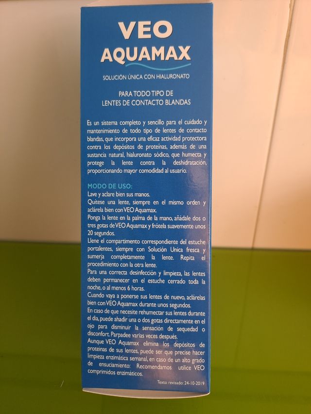 Líquido lentillas Aquamax 360 ml