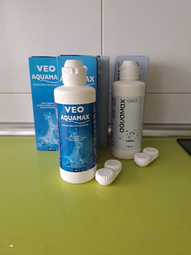 Líquido lentillas Aquamax 360 ml