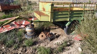 Remolque motocultor Agria