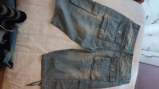 Pantalones vaqueros cortos piratas hombre